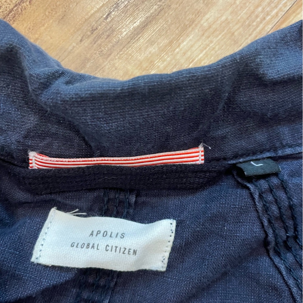 Apolis Navy Button-Up Jacket - Picture 2 of 7